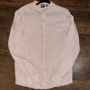 ASOS light pink button down